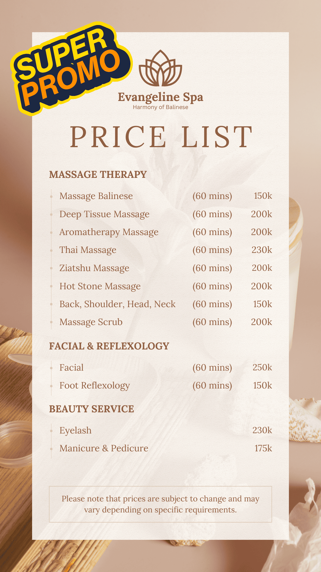 Evangeline Spa 1